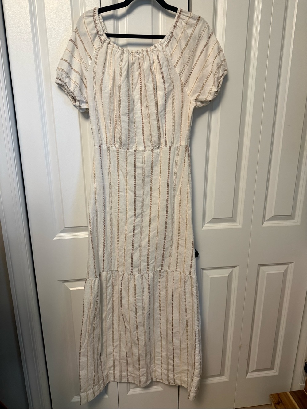 Ace & Jig Cream Stripe Maxi Dress